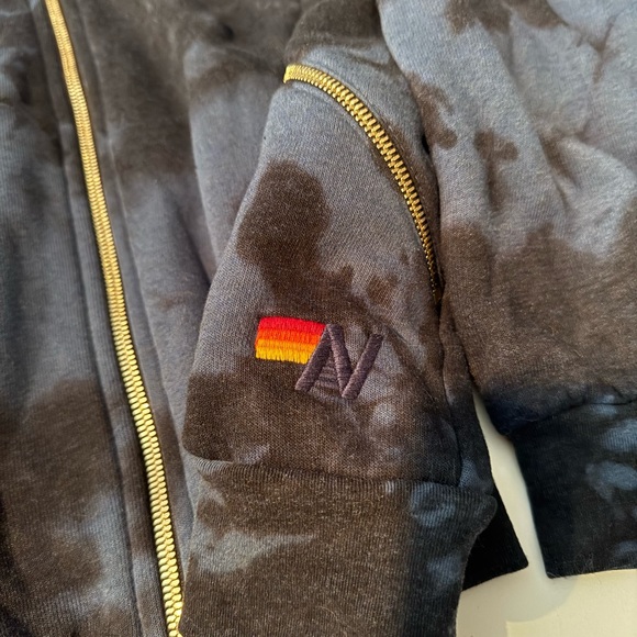Aviator Nation Zip Up Tye Dye Hoodie XL - Picture 3 of 6